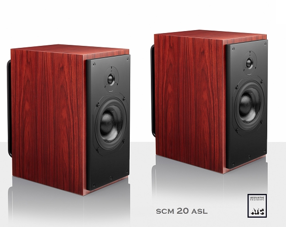 ATC SCM 20 ASL Classic satin rosewood finish